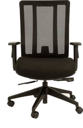 pace seating Home and Office Trap Chair, Medium Back Mesh Ergonomic with Adjustable Armrests Nylon, Fabric Office Executive Chair