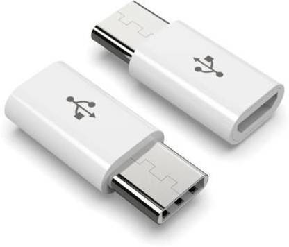 MAPLOX White micro usb to type c converter (White , Android) Phone Converter