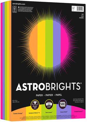 Astrobrights Regular unruled 8.5 x 11 inch 89 gsm Copy Paper