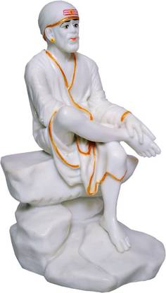 sai hastkala kendra Sai Baba,Shrdi wale Baba, Satguru W/G 11" Decorative Showpiece  -  28 cm