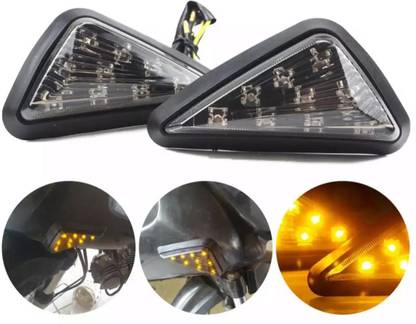 BIKER SHOPPEE Front LED Indicator Light for Yamaha R15 V2, Ninja 250, CBR 250, R15, R15