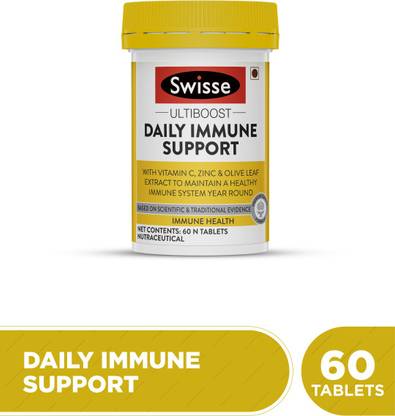 Swisse Ultiboost Daily immune Support for immunity with Vitamin C, Zinc
