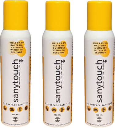 Sanytouch All Surface Sanitizer Spray - Multi-Surface Disinfectant Spray