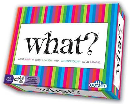 Outset Media What? Party & Fun Board Game