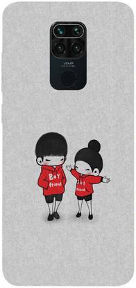 Everything. Back Cover for Xiaomi Redmi Note 9 ( Boyfriend Girlfriend Print )