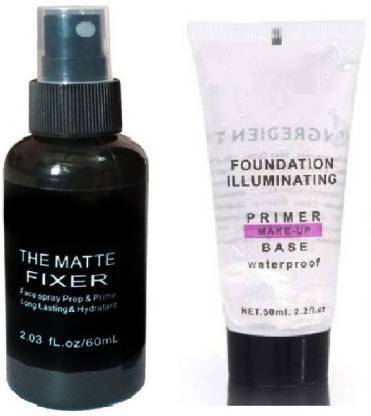 क.ई.ल.प्लस MAKEUP BASE PRIMER WITH MAKEUP FIXER Primer - 150 ml (TRANSPARENT) Primer - 150 ml (transparent) प्राइमर  - 150 ml