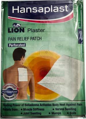 HANSAPLAST BELLADONNA LION PLASTER 10 SHEETS First Aid Tape