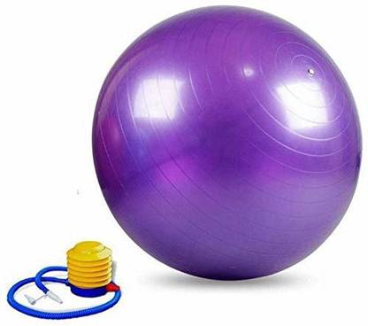 HOMFRO Rubber Anti-Burst Gym Ball, Round Shape, 65 cm Gym Ball