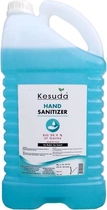 KESUDA Alcohol Based 5 Liter  GEL Hand Sanitizer Can