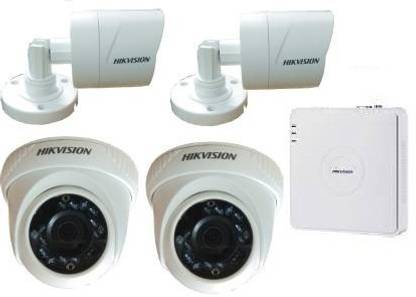 HIKVISION 2MP HIKVISION 2 DOME CAMERA, 2 BULLET CAMERA AND DVR ONLY. Security Camera