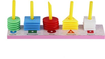 GENIUS GEMS FIRST SHAPE AND COLOUR SORTING TOY FOR KIDS