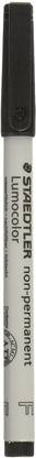Staedtler Mars Lumocolor 316-3 Fine 0.6 mm Line Non-Permanent Pen (Black) - Pack of 10 [CAT_394337]
