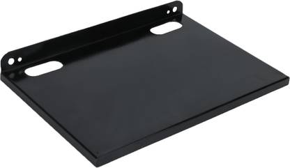 MvyKo Set Top Box / DTH Stand - Wall Mount Stand / Wifi Router Stand, Color : Black (Ideal for All Type of Set Top Box) Cast Iron Wall Shelf