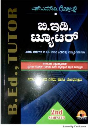 Bed.,Tutor 2nd Sem