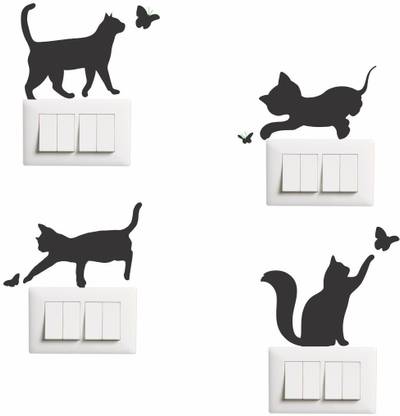 SAI DESIGNS Self Adhesive 21 cm Switch Board Sticker