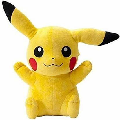 GODGIFTS Pikashu Pokemon Yellow Color soft stuffed teddy 30 cm  - 34 cm