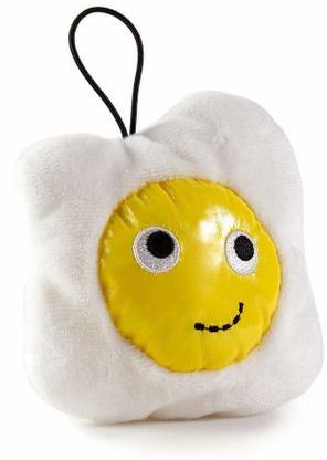Kidrobot x Yummy World Sunny The Egg Plush - Small Breakfast in Bed Plushies [CAT_6603]  - 25 cm