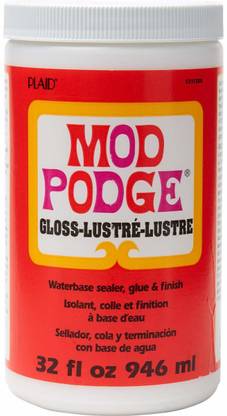 Mod Podge Plaid:Craft Gloss All-In-1 Glue Set (32 Oz) Adhesive