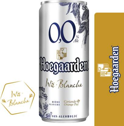 Hoegaarden Non Alcoholic Beer 330ml CAN ( Pack of 6 ) Can