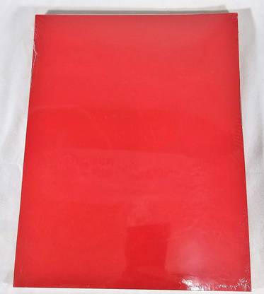 Recollections 8.5x11 Solid Color Cardstock Paper Pack - Red - 50 Sheets