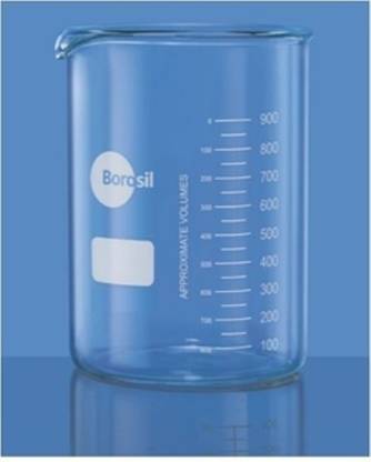 BOROSIL 100 ml Low Form Beaker