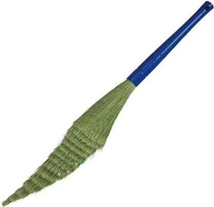 GALA No Dust Broom Plastic Dry Jhadu for Home Daily cleaning, Best Fiber Fiber Dry Broom