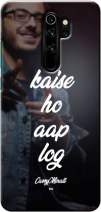 Naitikul Back Cover for Kaise Ho Aap Log (Carryminati) Color Print, Redmi Note 8 Pro