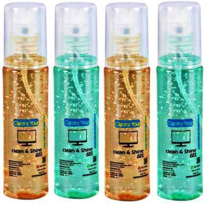 Vardhant Liquid Solution with Cloth to Clean Mobile/Laptop Screen PACK OF 4 for Computers, Gaming, Laptops, Mobiles