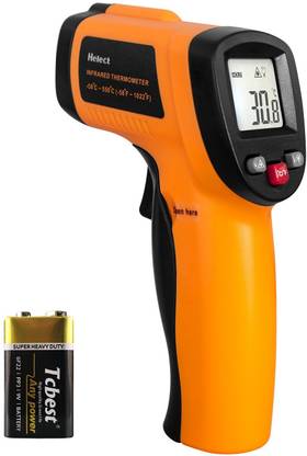 Helect IR-1020 Industrial Infrared Thermometer | Accurate Tester Non-Contact Digital Laser Temperature Gun -58°F to 1022°F (-50°C to 550°C) with LCD Display Thermometer