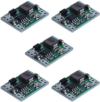 Electrobot Mini MP1584EN DC-DC Buck Converter Adjustable Power Supply Module 24V to 12V 9V 5V 3V (Pack of 5) Electronic Components Electronic Hobby Kit
