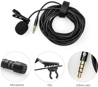 Buy Genuine High Quality Wired USB External Mini 3.5mm Omnidirectional Clip On Noice Cancelling Mic For All Smartphones Microphone