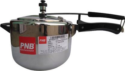 pnb kitchenmate SS cookinox Pressure cooker 5 L Inner Lid Induction Bottom Pressure Cooker