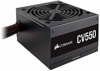 Corsair CV 550 550 Watts Gaming PSU with 7 SATA Cables