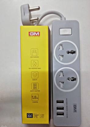 GM Modular CUBA 3+1 POWER STRIP 2  Socket Extension Boards