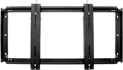 Radiant synage Horizontal Video Wall Mounting Solution- TV Mount, Heavy Duty Wall Mount, Landscape Pull Down Mounting Bracket With Height Adjustment, Wall Mount Bracket for Indoor/Outdoor Fixed TV Mount Full Motion TV Mount