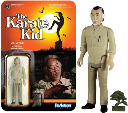 Funko Reaction: The Karate Kid - Mr. Miyagi Action Figure