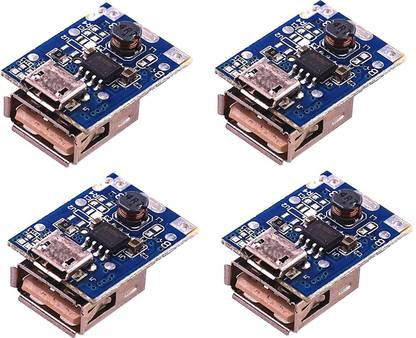 INVENTO 4pcs 5V Step-Up Power Module Lithium ion Battery ...
