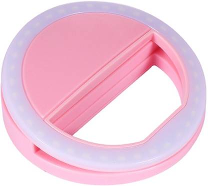 Cubern Selfie Flash Light for Mobile Phone Photos, Tablet, Smart Phones, Laptop, Camera Photography Ring Light (Pink) Flash