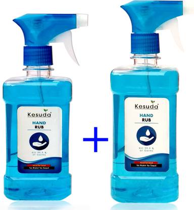 KESUDA 500ml LIQUID trigger sanitizer spray with 1Liter LIQUID Trigger sanitizer spray(500ml+1Ltr) Sanitizer Spray Pump Dispenser