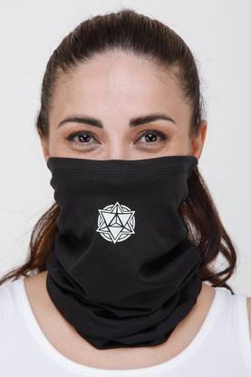 Jigyaasaa merkaba black large mask 2pc Reusable, Washable Cloth Mask