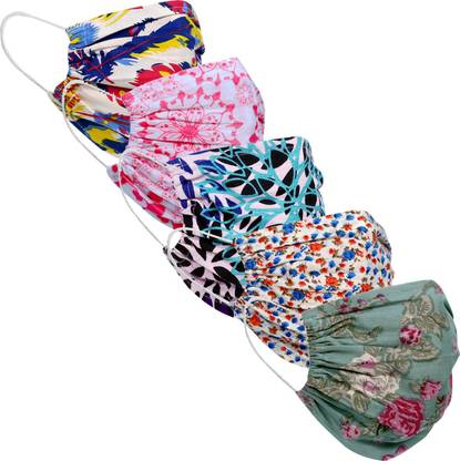 9 impression Twin Layered Washable Cotton Face Mask For Mens & Womens 9IC-20106 Washable Cloth Mask