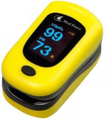 House Of Sensation LED Fingertip Pulse Oximeter Blood Oxygen Saturation and Pulse Rate Monitor (YELLOW) Pulse Oximeter