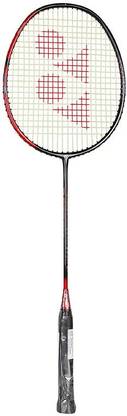 YONEX Astrox Smash Badminton Racquet - Black Flash Red Red Strung Badminton Racquet