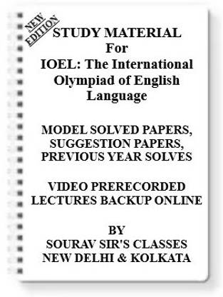 IOEL The International Olympiad Of English Language [ PACK OF 4 BOOKS ] Study Material +MODEL SOLVED PAPERS+SUGGESTION PAPERS+PREVIOUS YEAR SOLVES+VIDEO PRERECORDED LECTURES BACKUP ONLINE