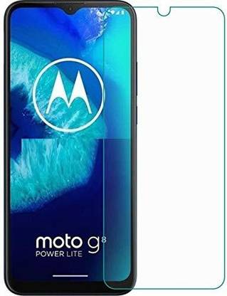 Caseline Tempered Glass Guard for Motorola Moto G9, Motorola Moto G8 Power Lite