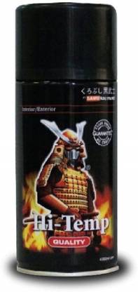 Kurobushi Spray Paint 1K 3Star Exhaust Pipe #H2***- HI Temp Black Heat Resistant 600C (D-I-Y Do It Yourself) Black Spray Paint 300 ml