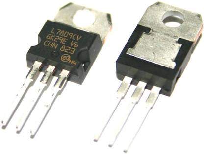 Zigshash 7809 9 Volts VOLTAGE REGULATOR IC Pack of 5pcs FET Transistor