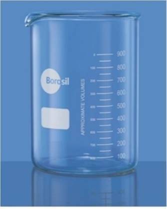 BOROSIL 600 ml Low Form Beaker