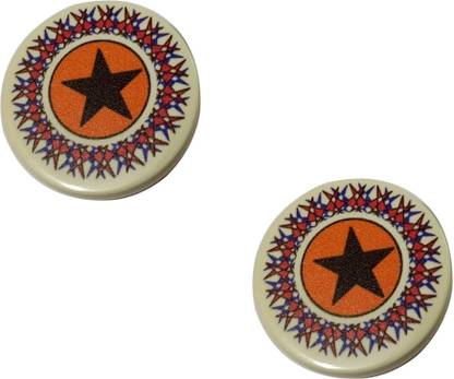 HRSGS Superior Quality Tournament Striker Smooth Surface Standard Size for Carrom Board Game with Case (Multicolour) pack of 2 Board Game Accessories