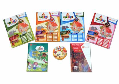LKG / KG1 Multi-Sensory Home-Schooling Kit (Age 3-4): Compact 488 Pages; 5 Textbooks and 1 Mother’s Micro Planner with FREE Digital Learning content at-Your-Place-Pace-Ease of Teaching with 1 Disc